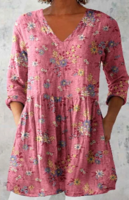 Ladies' Printed Long Sleeves
