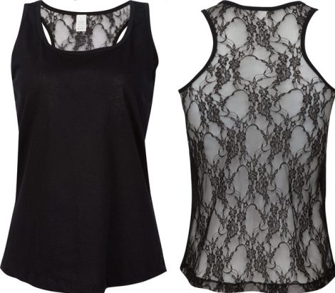 180g Women's Hollow Vest S-2XL, POD Can Be Customized Including Embryo And Print