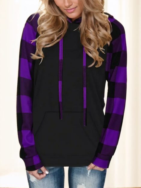 Ladies' Striped Long-sleeved Top