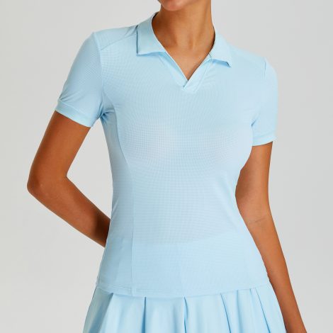 New Cool Feeling Sun Protection Sports Short Sleeve Women Outdoor UV-proof