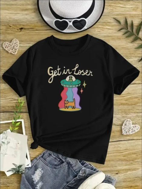 Women's Printed Short-sleeved T-shirt