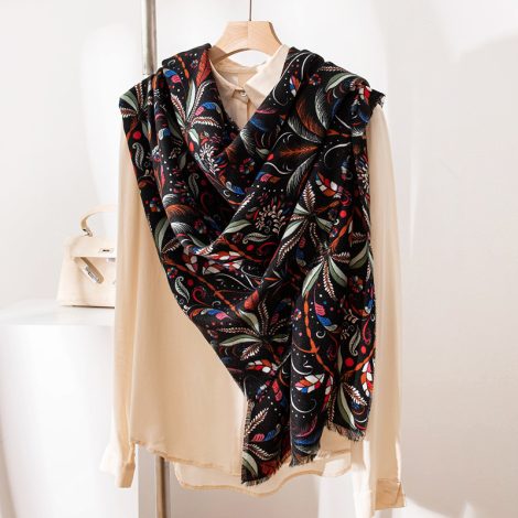 Autumn And Winter Cashmere Feel Scarf Women's All-match Atmosphere High Sense
