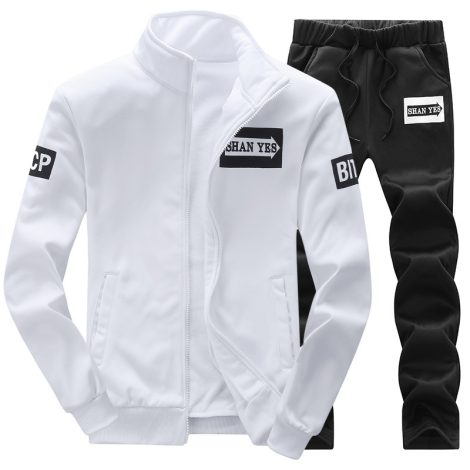 Jacket Men'S  Casual Trousers Two-Piece Sports Suit Young Students Spring And Autumn New Sweater