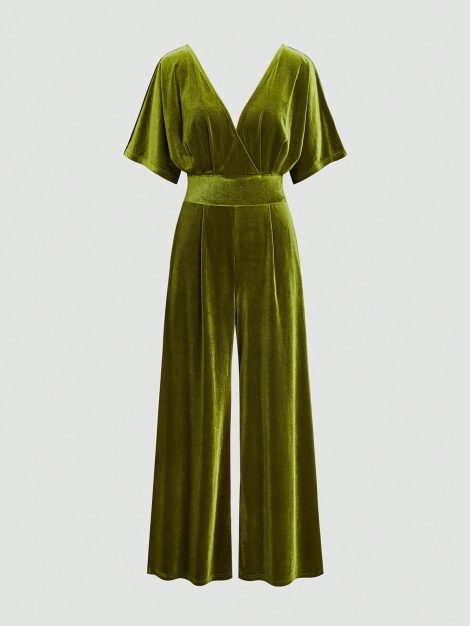 Flannel Simple And Fashionable Jumpsuit