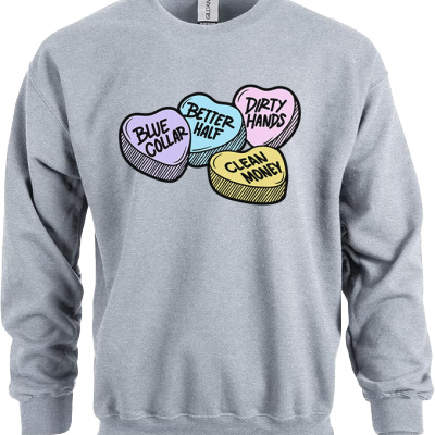 Letter Fleece Printed Casual Long Sleeve Sweatshirt