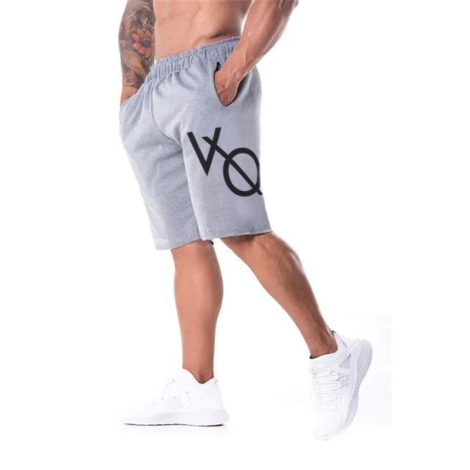 Fashion Men's Sports Fitness Running Five-point Pants