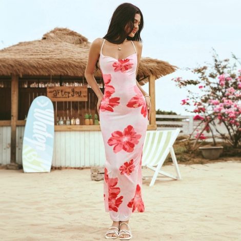 Travel Holiday Dress Seaside Beach Design Printing