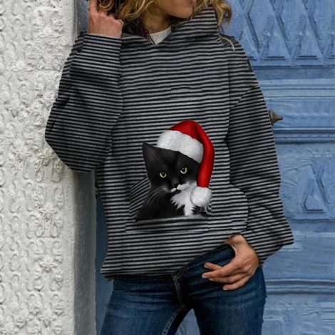 Long Sleeve Hooded Lady Fleece Shirt