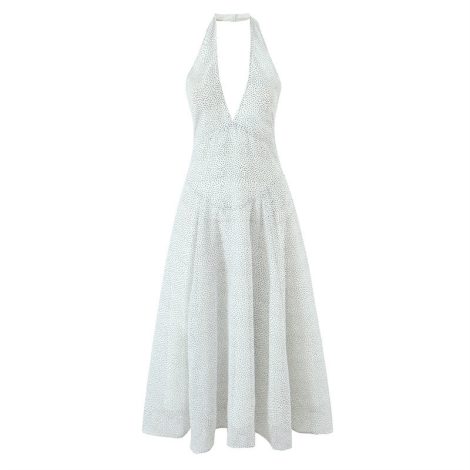 V-neck Halter Sexy Backless Holiday Women's Dress