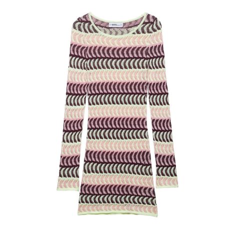 Summer Women's Clothing Fashion Casual Long Sleeve Slim Knit Dress