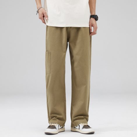 Men's Casual Working Pants Loose Cotton
